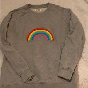 ModCloth sugar hill sweatshirt Rainbow size L 12